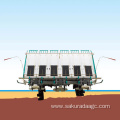 Seedling box transfer rod of walking transplanter